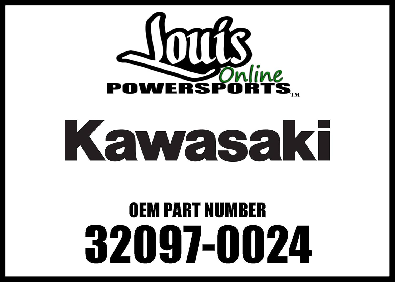 Kawasaki 08-14 KFX Case Battery Upp 32097-0024 New OEM