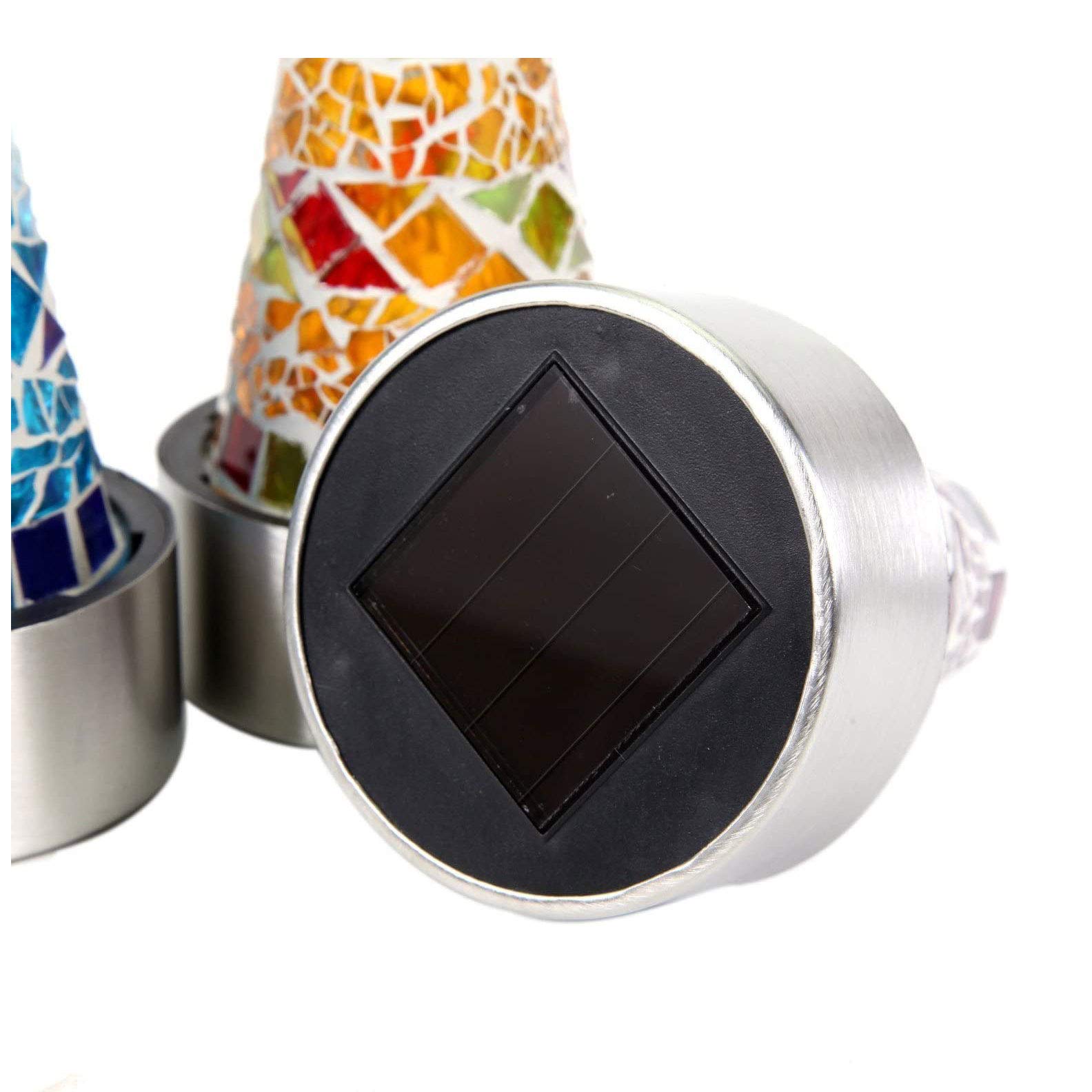 Crea La Tua Lampada Solare Fai Da Te In Mosaico – Kit Per Adulti E Bambini, Decorazione Da Giardino Impermeabile Con Luci Notturne Automatiche