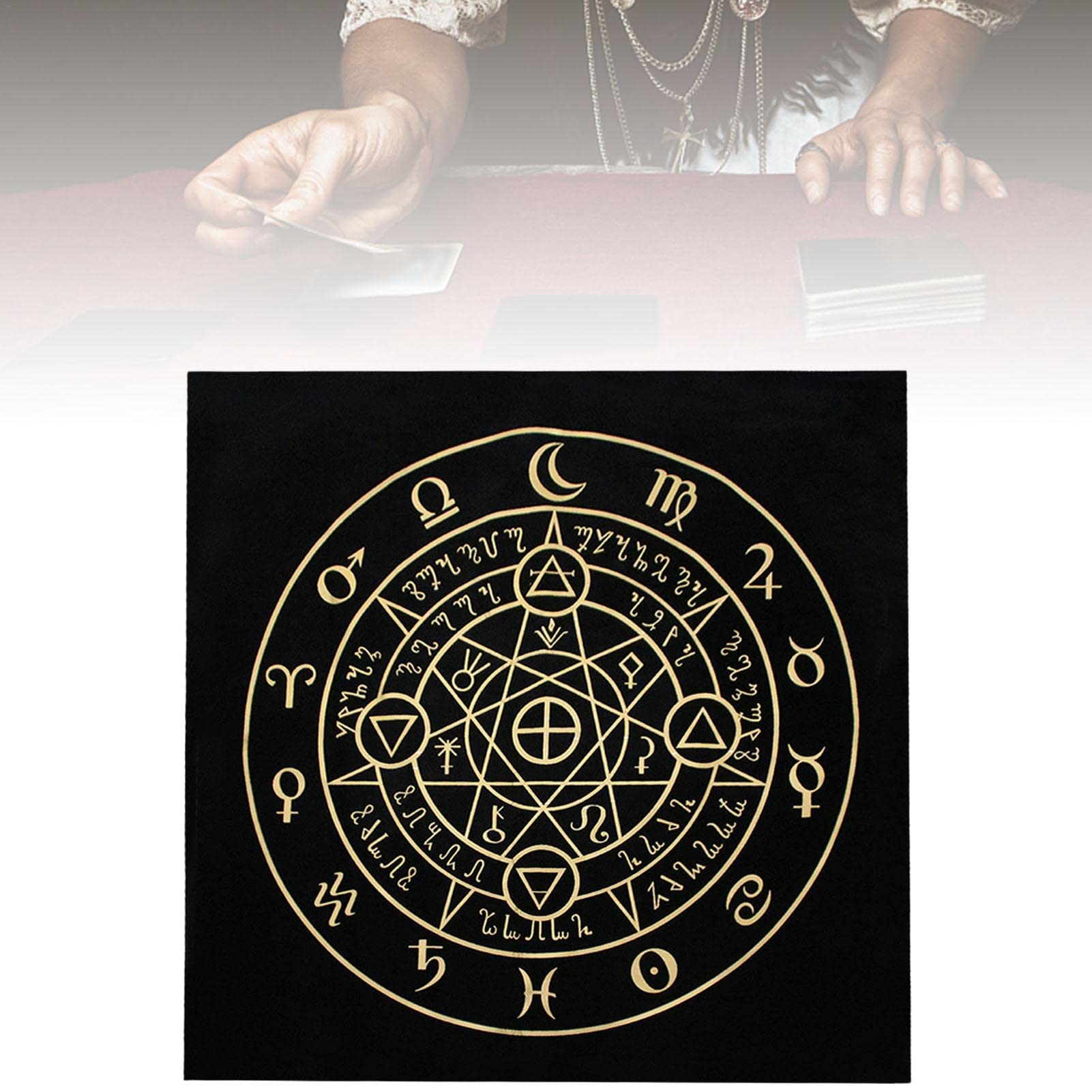 Tapis De Jeu De Société - VGEBY - Gem - Tapis De Tuiles - Blanc - 69 X