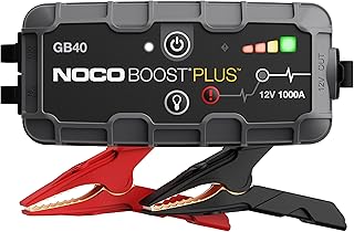 NOCO Boost GB40: 1000A UltraSafe Jump Starter – 12V Lithium Battery Booster Pack, Portable Jump Box, Power Bank & Jumper C...