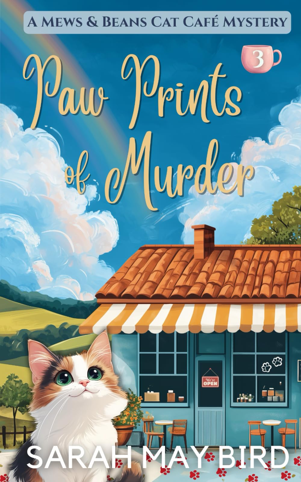 Paw Prints of Murder (Mews and Beans Cat Café Cozy Mysteries)