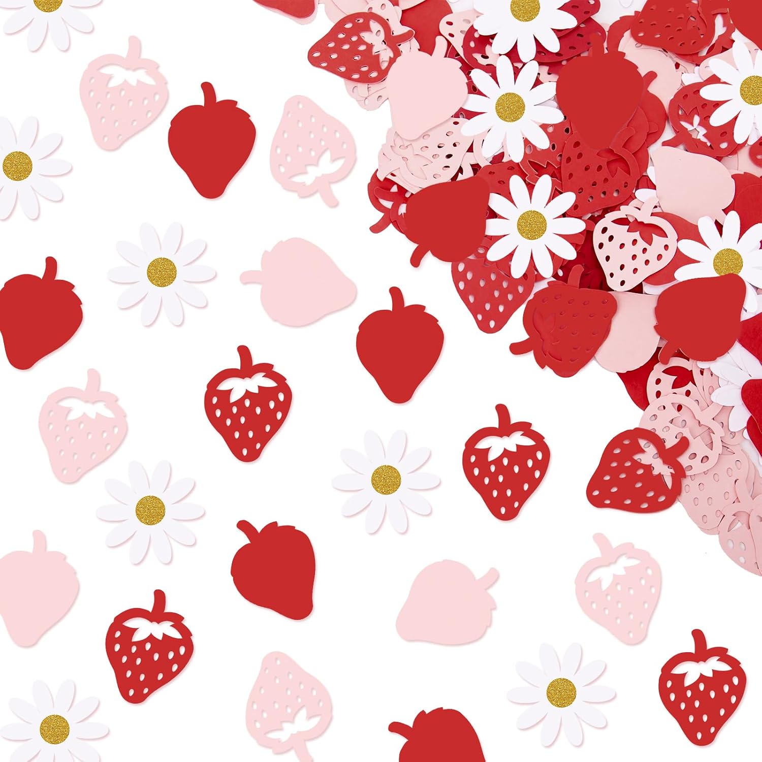 Flutesan 200 Pcs She's Ready to Pop Baby Shower Confetti Red Coquette Bow Retro Soda Popcorn Confetti She's Ready to Pop Table Decorations for Baby Shower Gender Reveal Party Supplies