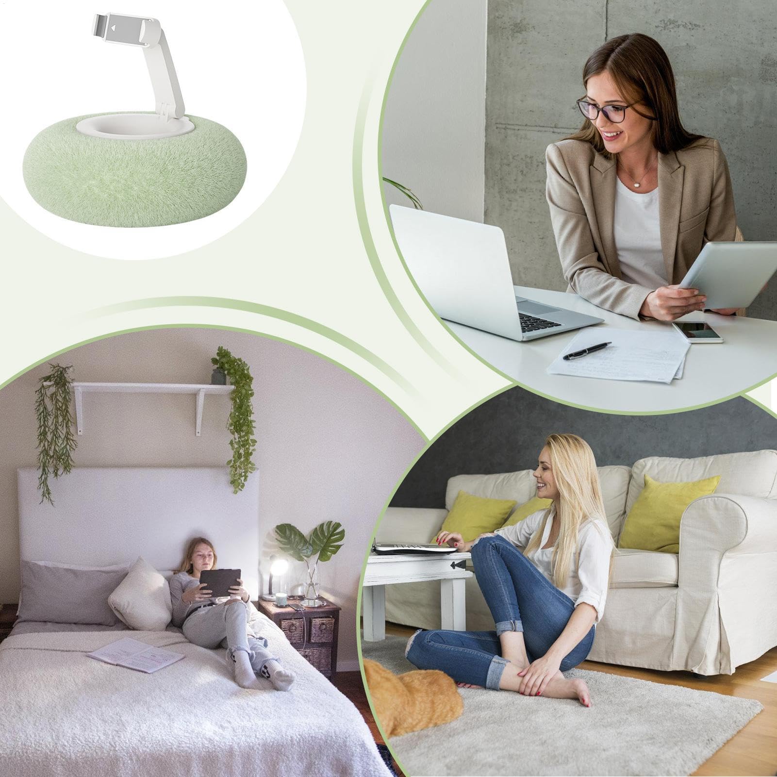 Uchwyt na poduszkę na telefon komórkowy do łóżka, łóżka, telefonu, tabletu, podstawki na telefon, stojak na telefon, stojak na łóżko, uchwyt na telefon i tablet, Cozy Phone Stand do łóżka