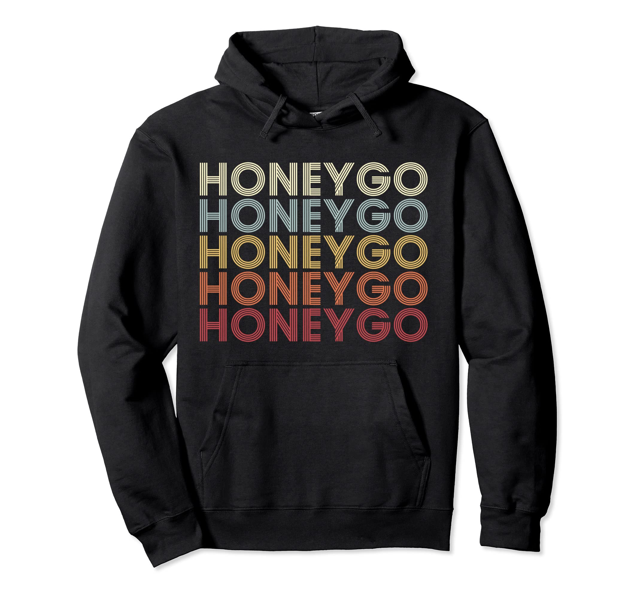 Honeygo Maryland Honeygo MD Retro VintageText Pullover Hoodie