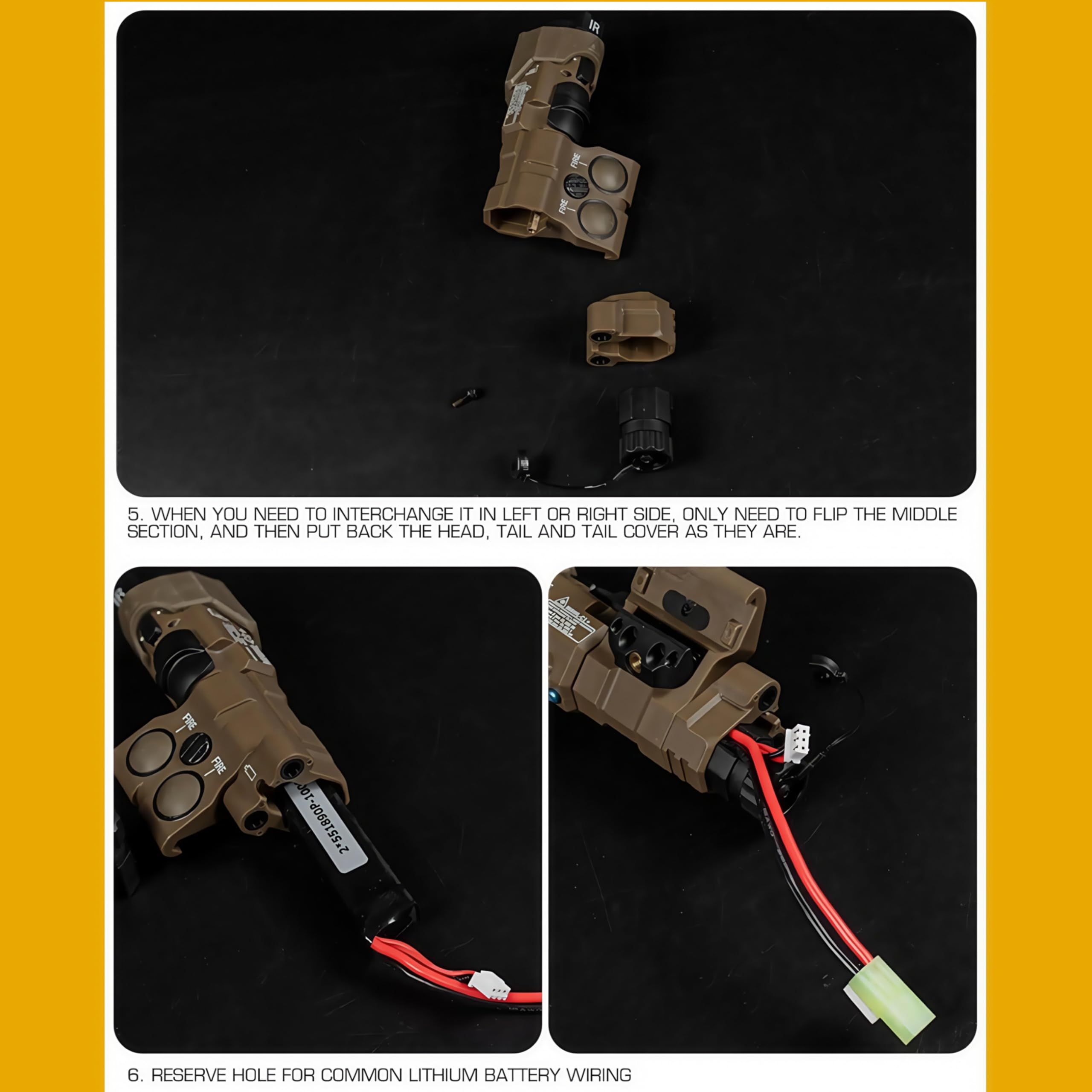 Taktische Outdoor-Werkzeuge M.AWL C1 Batteriegehäuse Modulare Schienenmontage Batterieaufbewahrungsbox CS Wargame Airsoft Paintball Jagdausrüstung