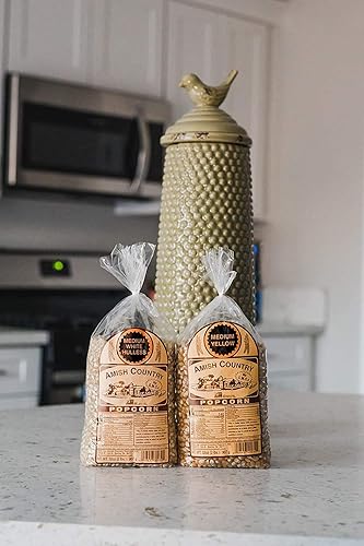 Miniatura 2 de Amish Country Popcorn | Bolsas de 2 a 2 libras | Paquete variado de granos de maíz de 2 libras de color blanco medio y amarillo medio de 2 libras |