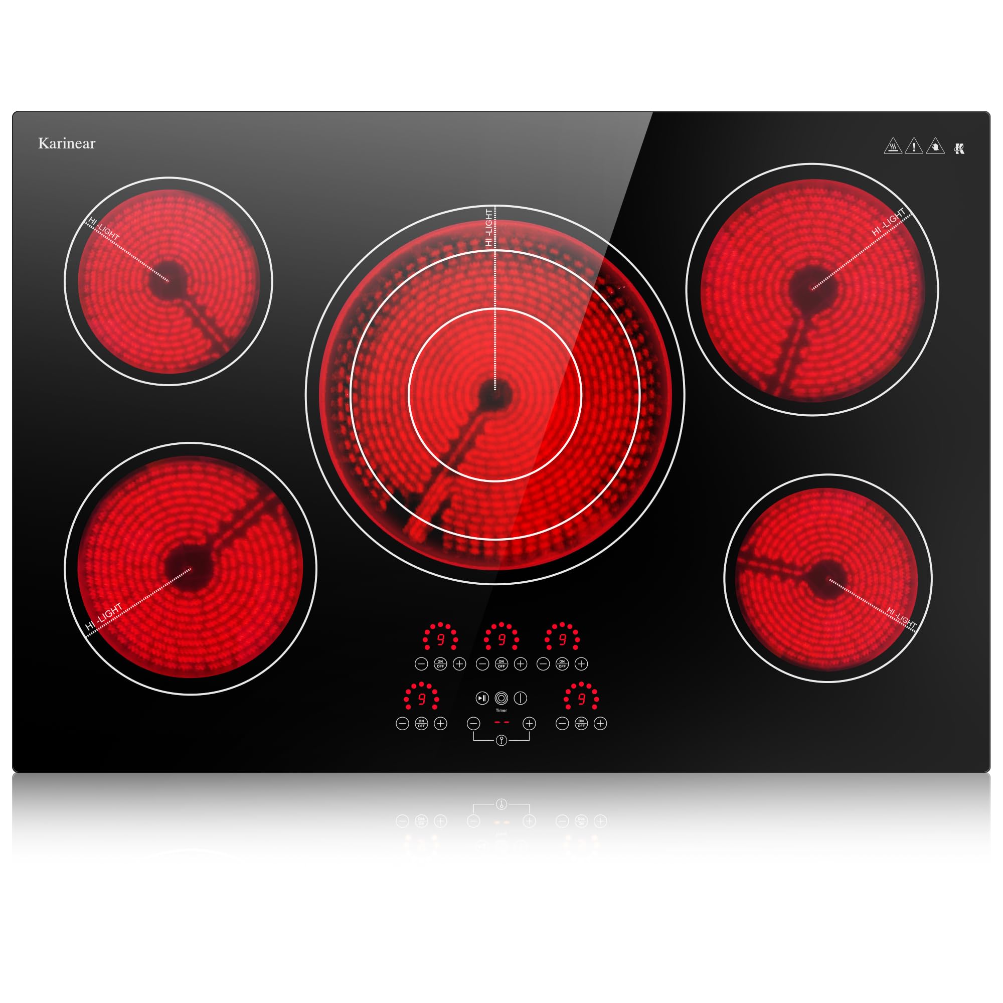Karinear Electric Cooktop