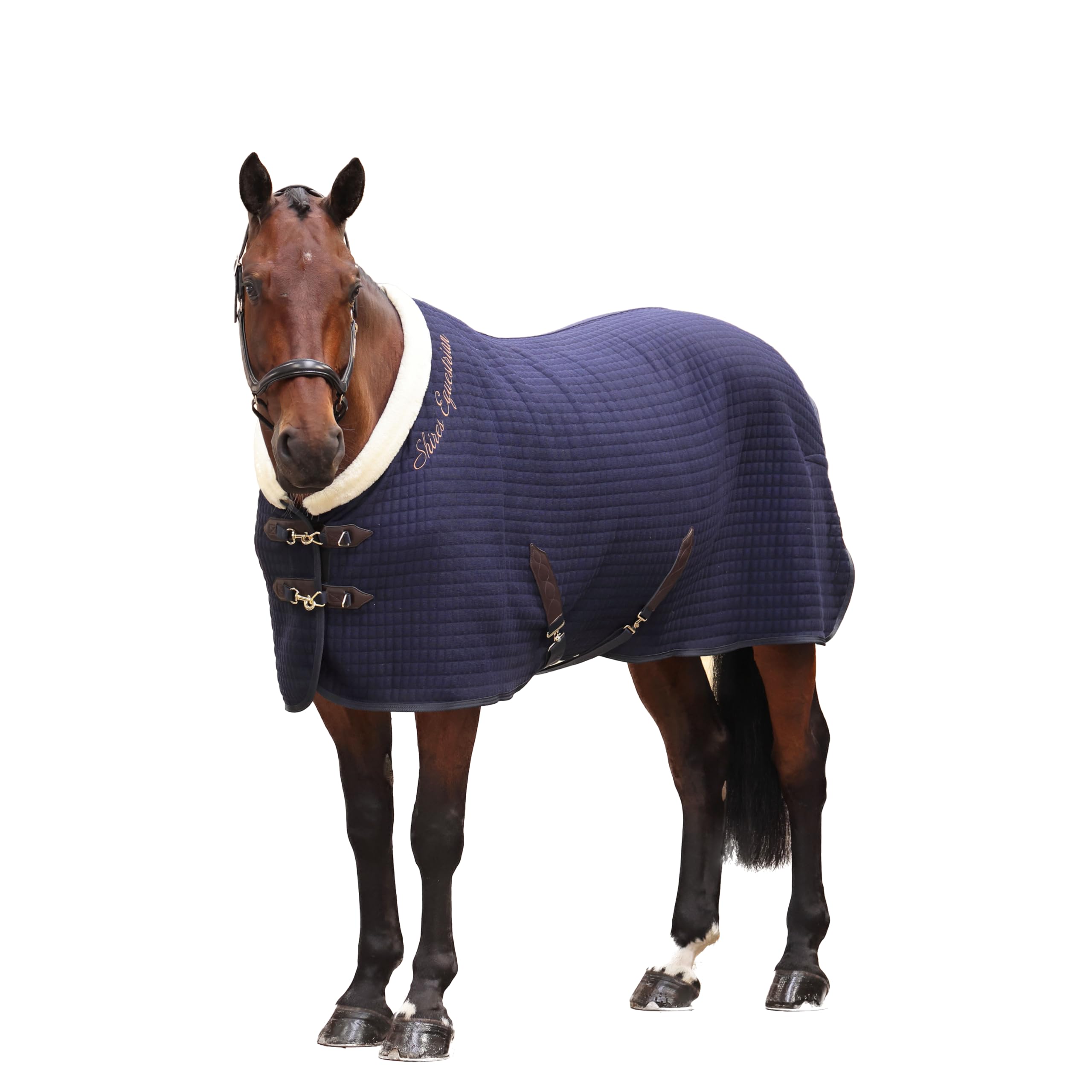 Shires Deluxe Tech Cooler Rug - Navy 6'3"/75", Navy
