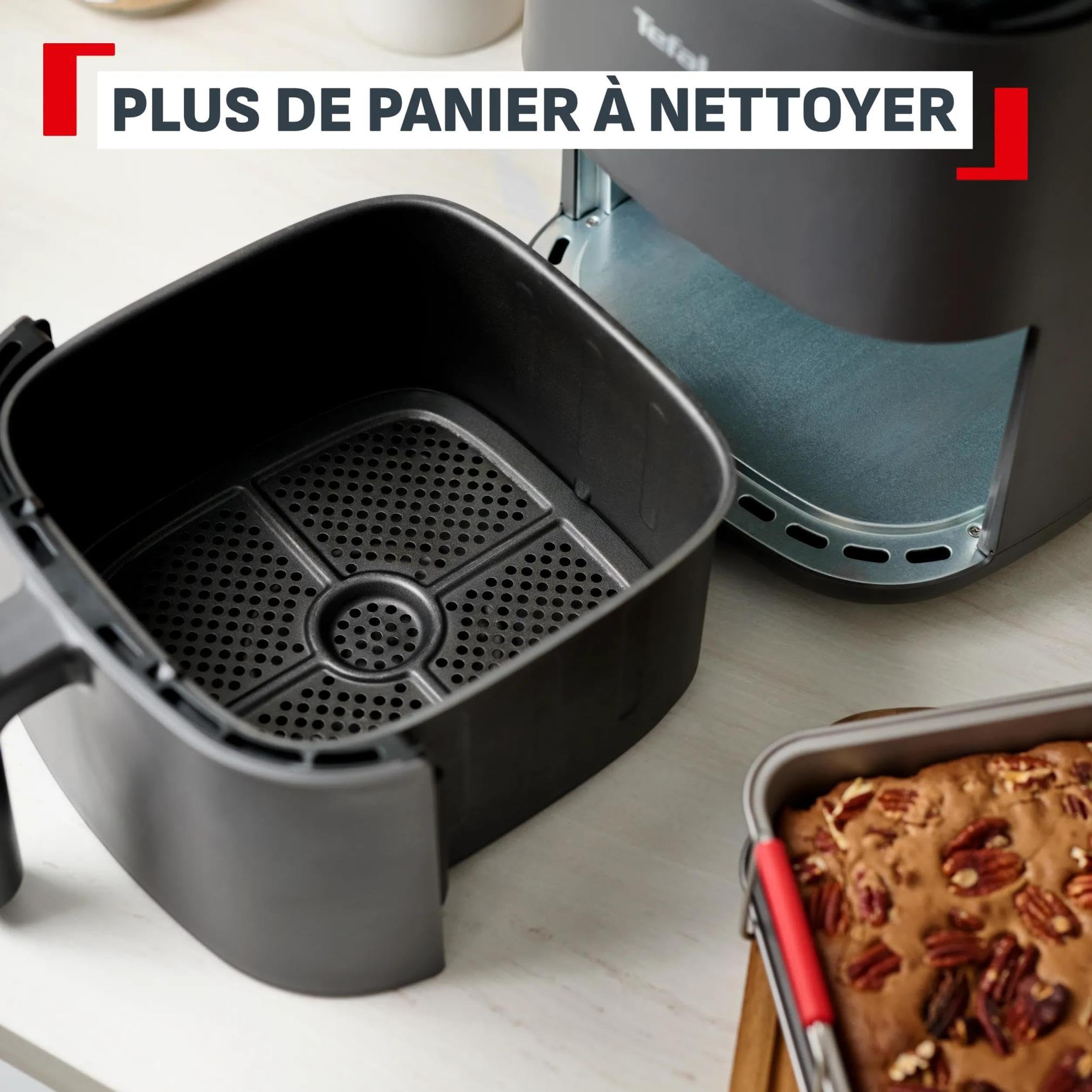 Tefal Dail’Easy, Kit de 6 accessoires de cuisson pour air fryer, Poignées ergonomiques, 5 moules, Revêtement antiadhésif, J701S644