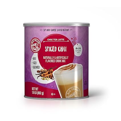 Big Train Spiced Chai Tea Latte Beverage Mix, 1.9 Pound (Pack of 1) Big Train Spiced Chai Tea Latte Beverage Mix, 1.9 Pound (Pack of 1)