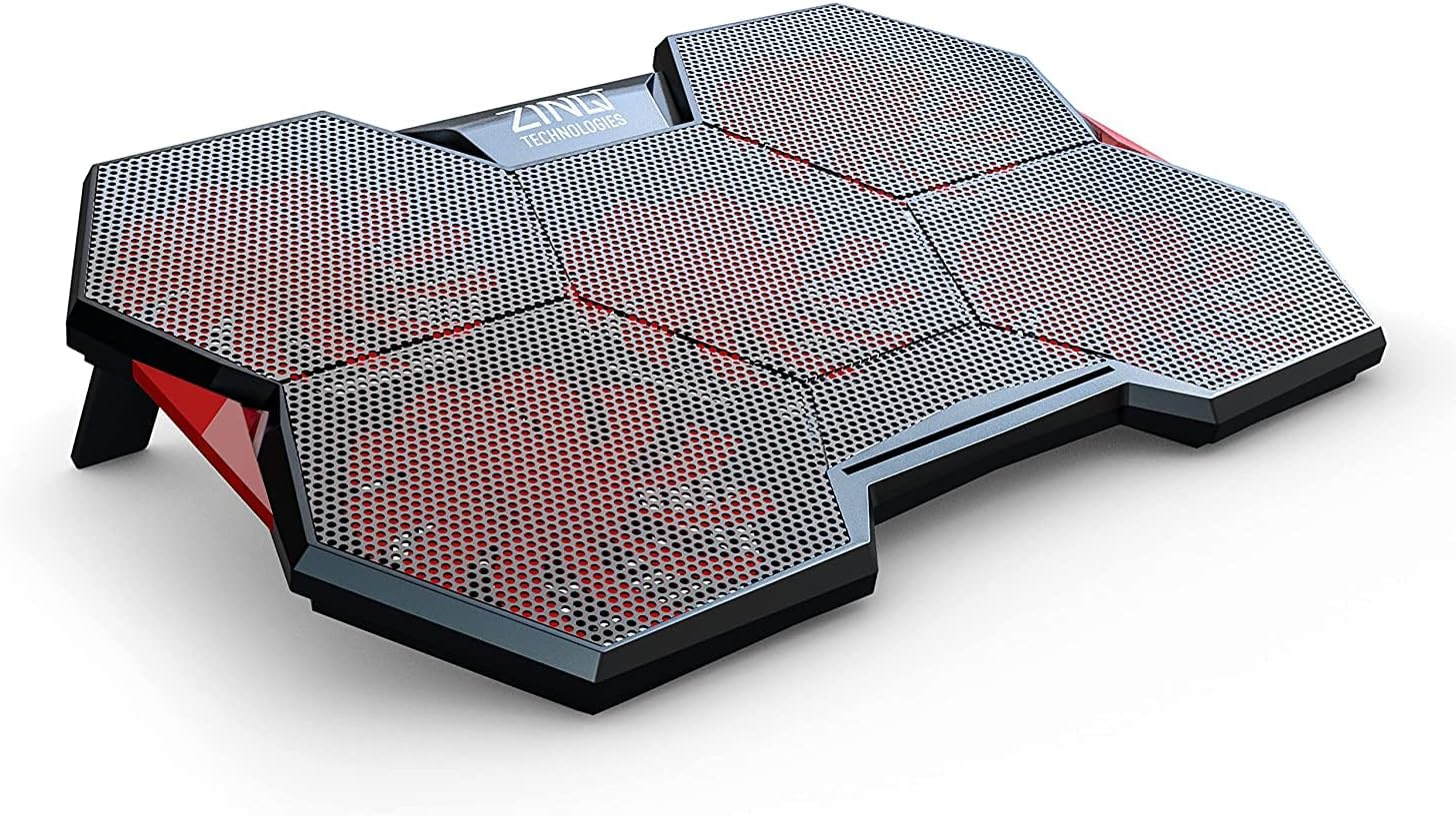 (Refurbished) Zinq Technologies Five Fan Cooling Pad and Laptop Stand