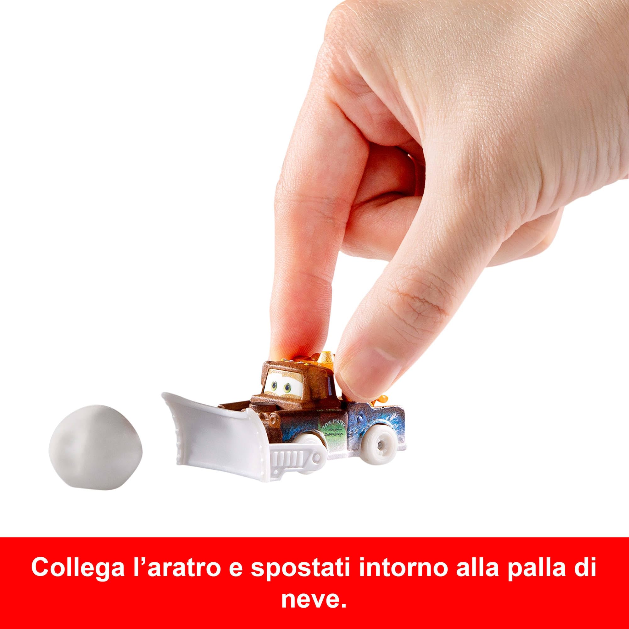 Mattel CARS - Calendario dell'Avvento Cars Minis, 24 sorprese a tema natalizio tra cui 4 macchinine, personaggi, pista modulabile e accessori per le feste, giocattolo per bambini, 3+ anni, HXT34