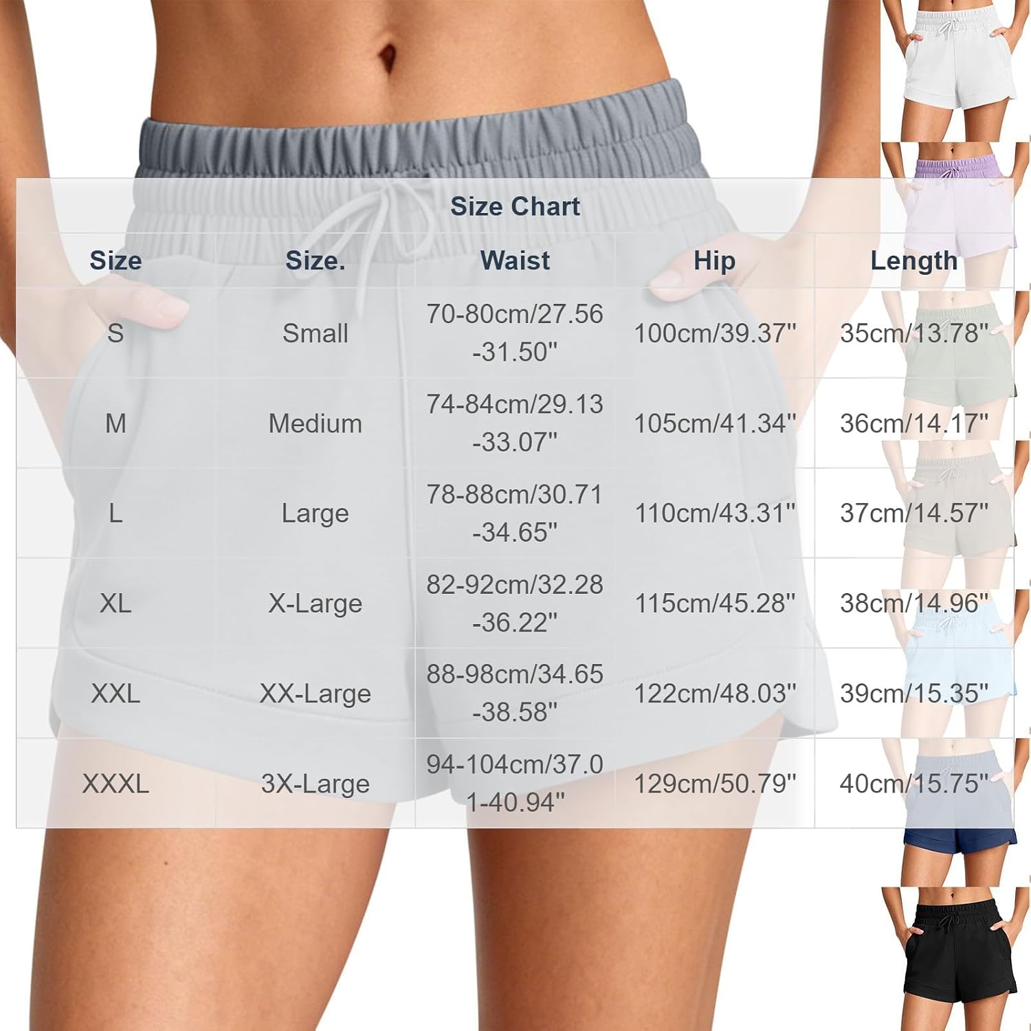 Shorts for Women Summer Casual High Waist Drawstring Comfy Athletic Outfits Beach Vacation Loose Shorts with Pocket