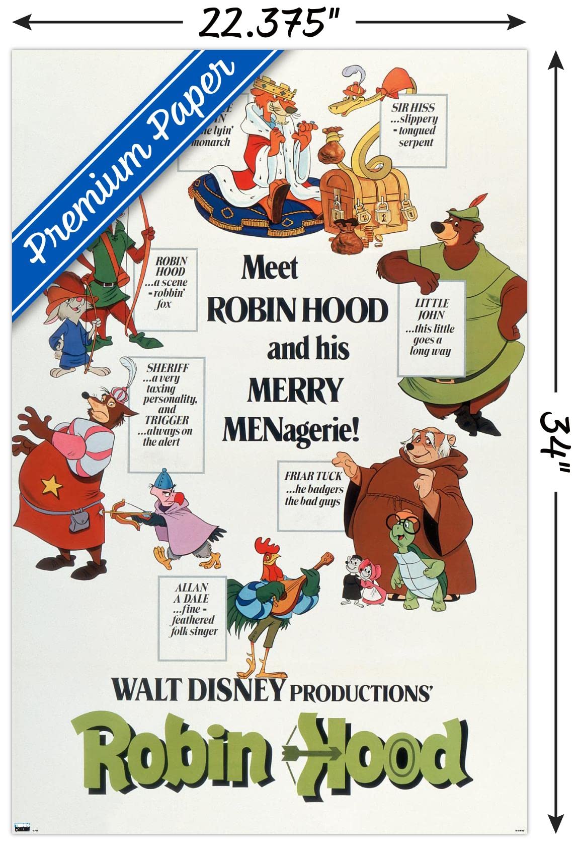 Amazon.co.jp: Trends International ディズニー ロビンフッド