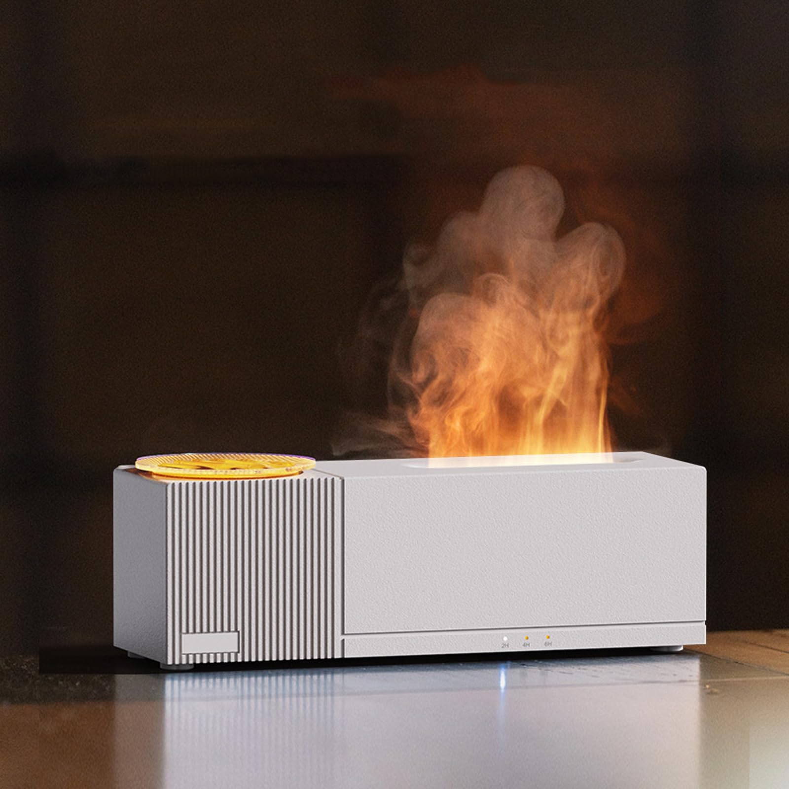 Créez une atmosphère relaxante au bureau avec notre diffuseur flamme LED