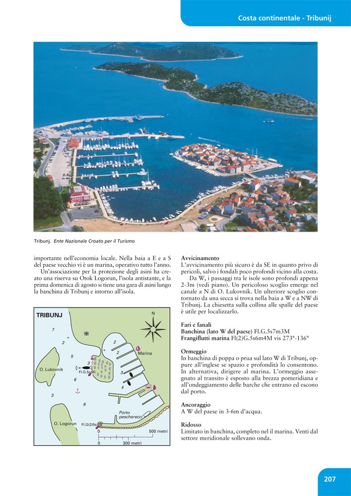 Croazia, Slovenia, Montenegro, Albania. Portolano del Mediterraneo