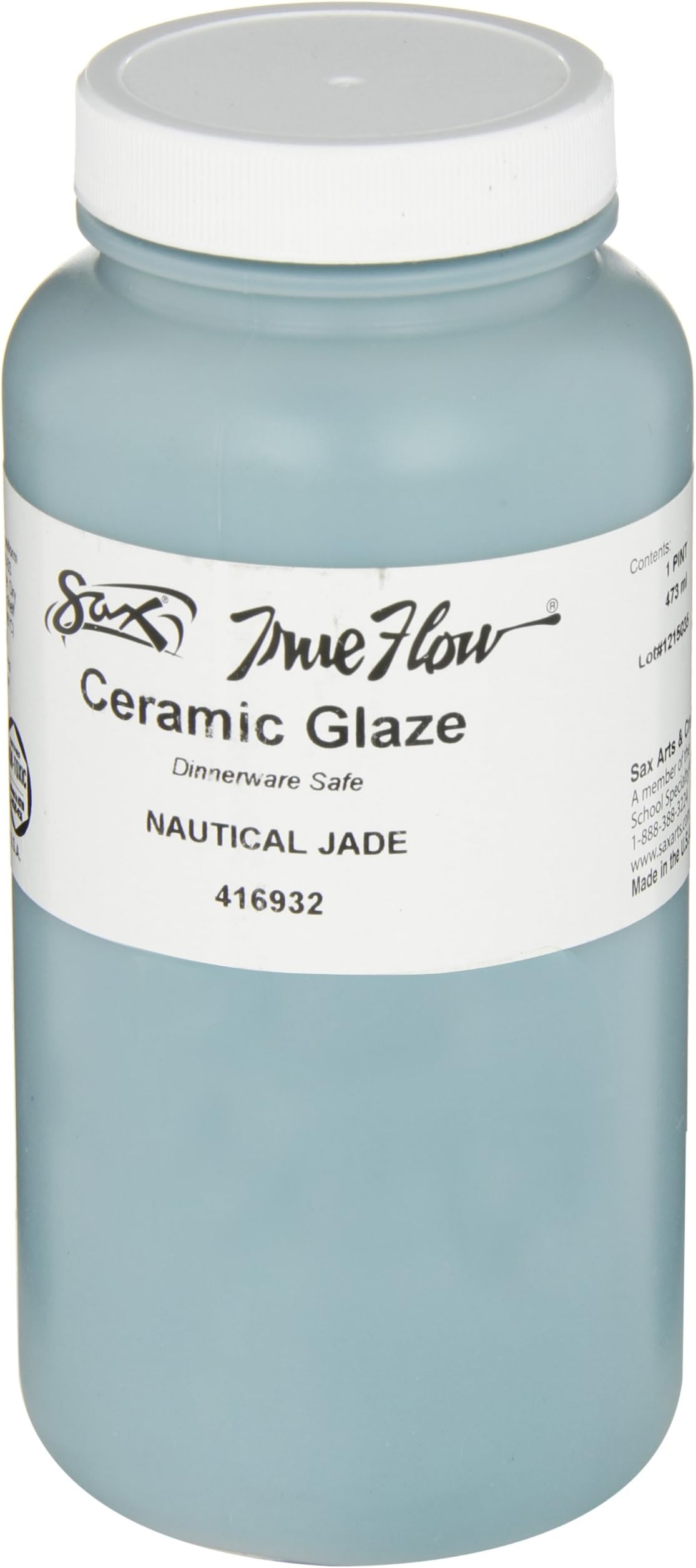 Sax True Flow Gloss Glaze - 1 Pint - Nautical Jade