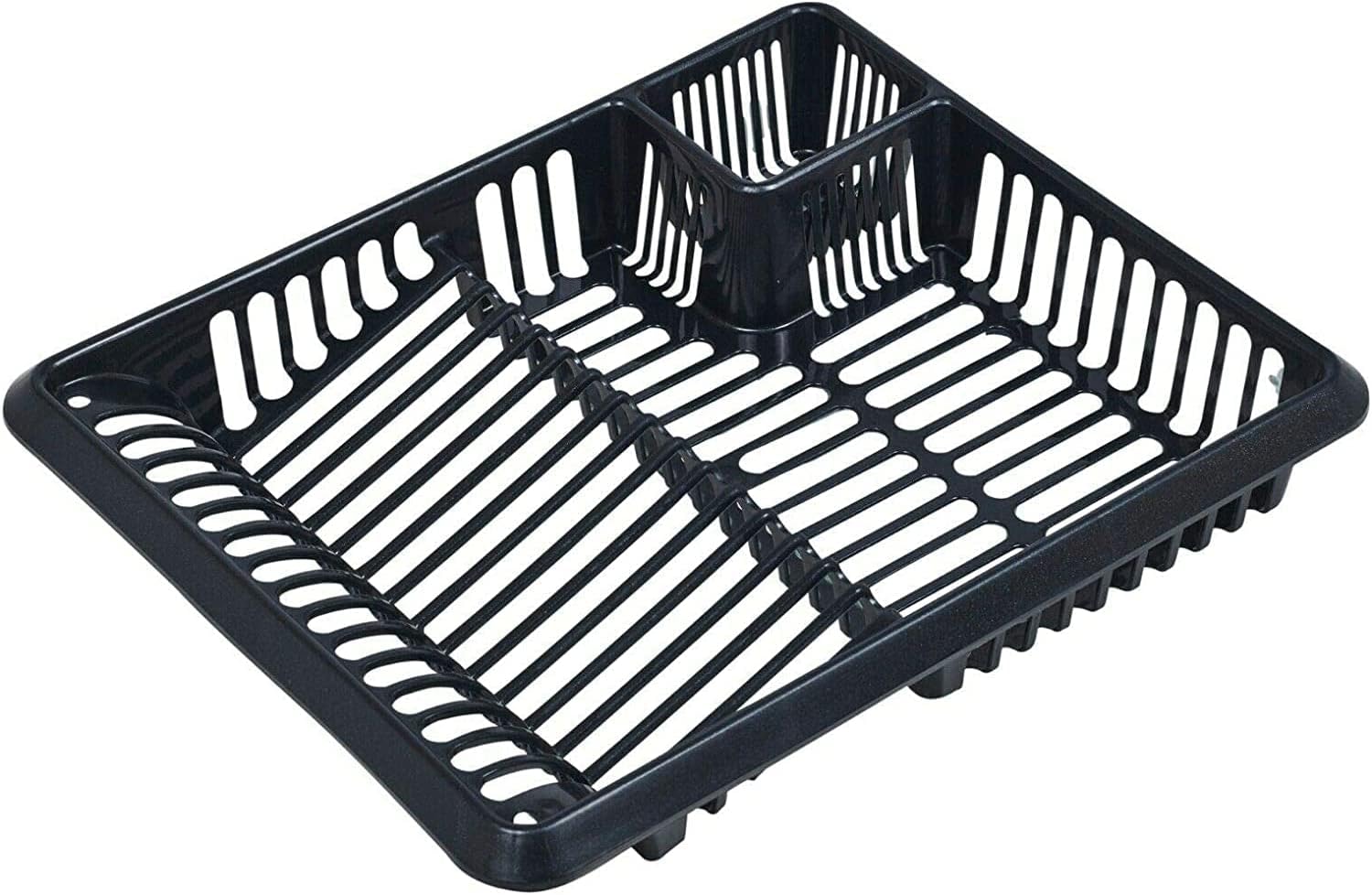 VTL® LARGE PLASTIC DISH DRAINER PLATE AND RACK HOLDER KITCHEN 4