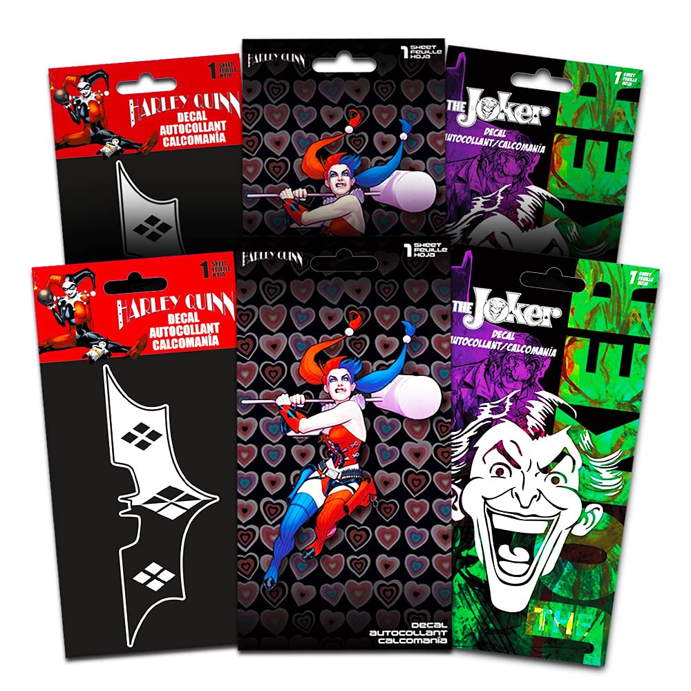 Buy DC Comics Harley Quinn Decals Set 3 Large Harley Quinn Suicide