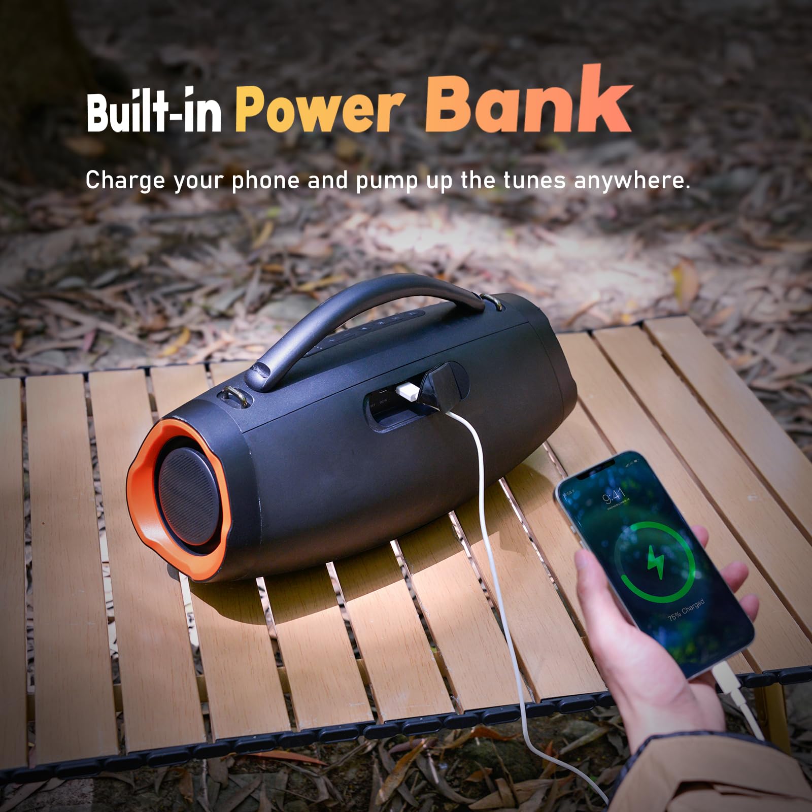 DOSS Extreme Boom Pro D200 Bluetooth Speaker, Wireless 120W Loud