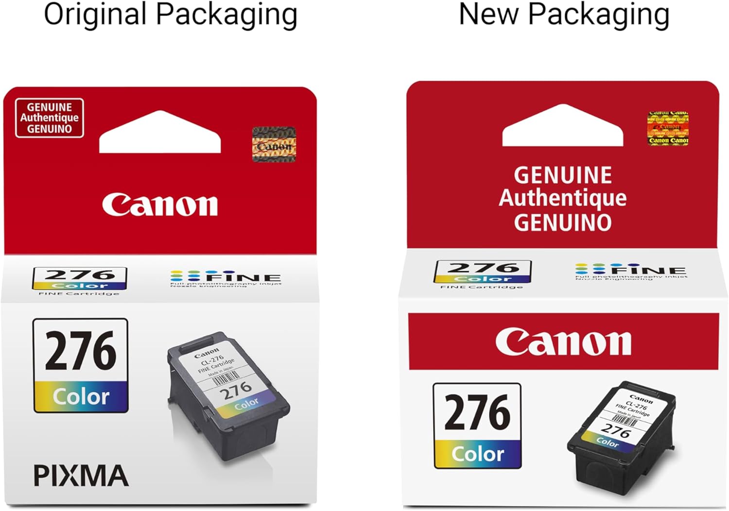 Canon CL-276 Genuine Color Ink Cartridge, Compatible with TS3520/3522, TR4720/4722, TS3720/3722
