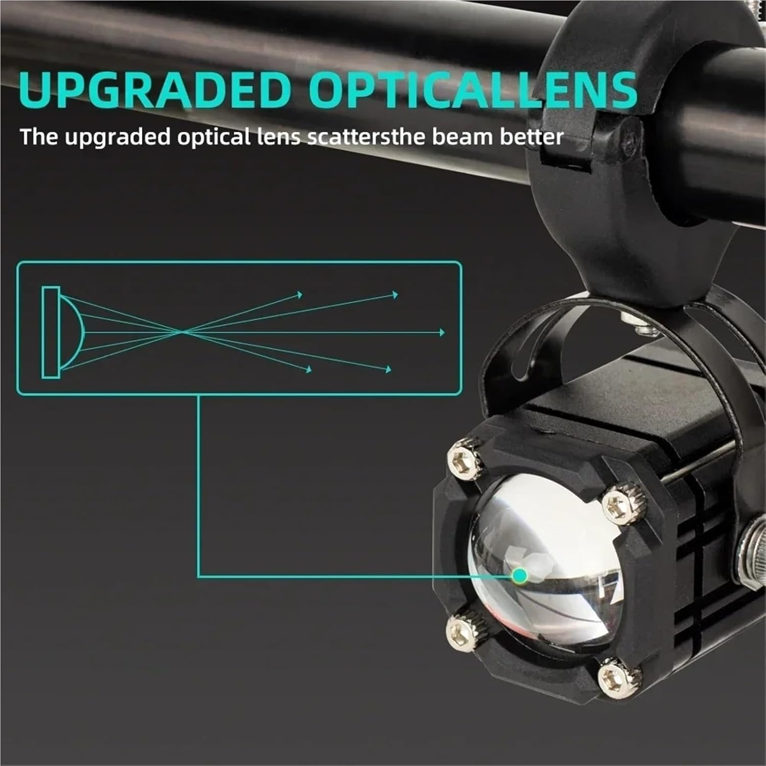 バイクヘッドライト ユニバーサルバイクヘッドライトフォグランプLED補助運転ランプ R 1200GS R1250GS ADV用 F8