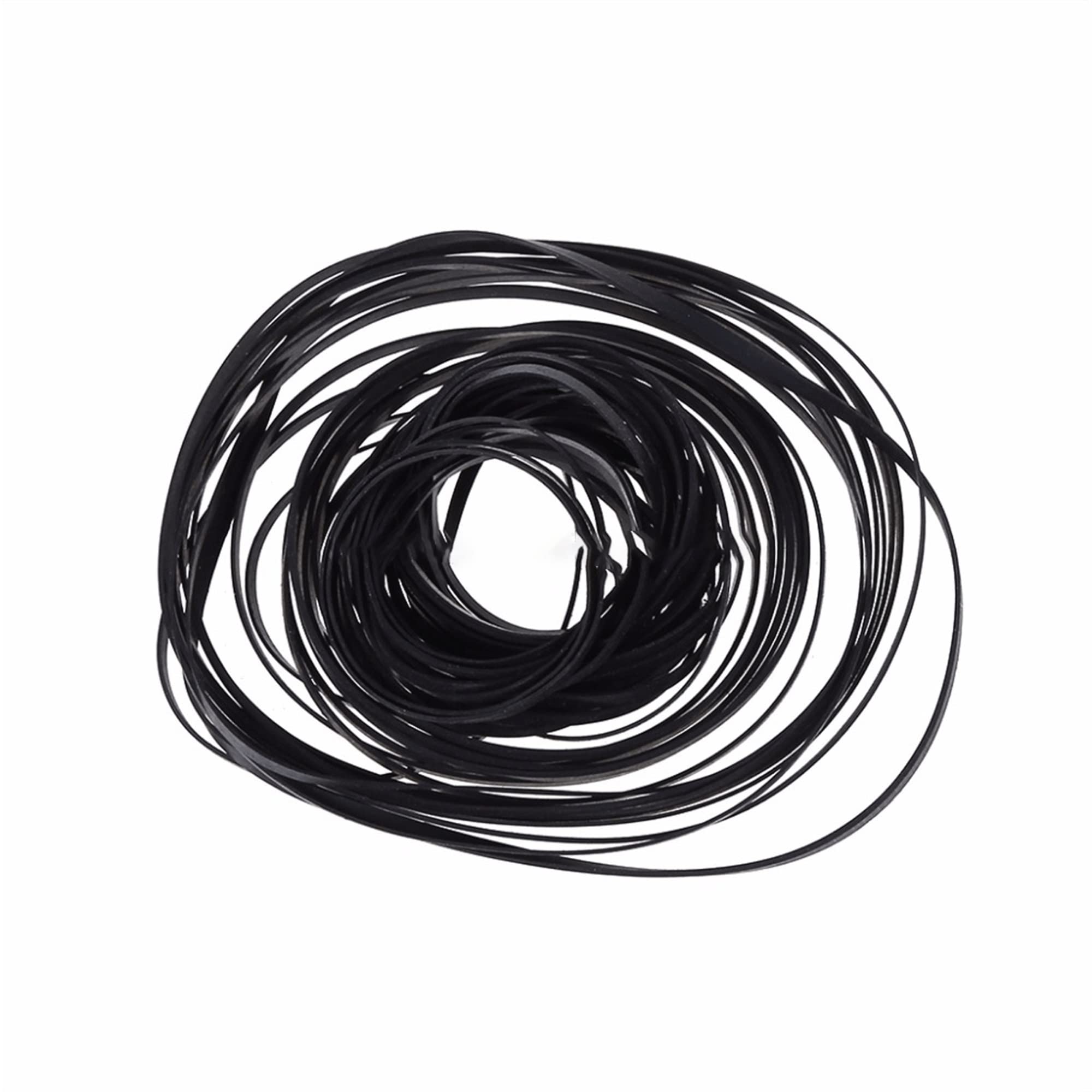 Zkenshan-3D Printer Timing Belt Universal Mix Cassette Tape Machine Belts Common Flat Rubber Belt for Recorders CD DVD Drive Grocery, 30PCS, Synchronous Belts
