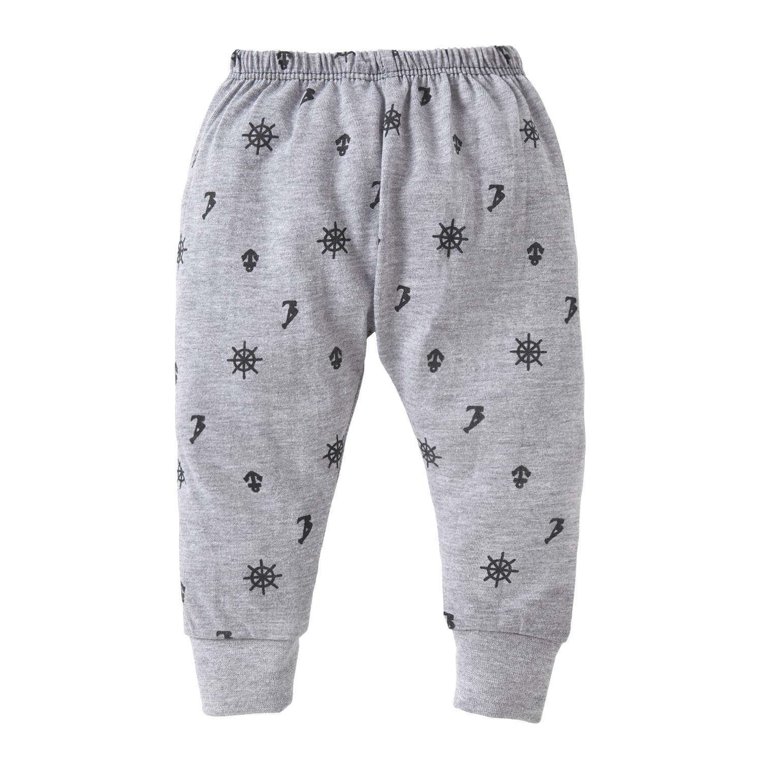 baby wish Pajamas for Kid’s Baby Leggings Combo Set Soft Cotton Pants Set with Elastic Waist Sleepsuits Pyjama for New Born Baby Unisex MultiStripes and Rib Bottom- Pack of 3 (MultiDesign, 3-4Y) 3