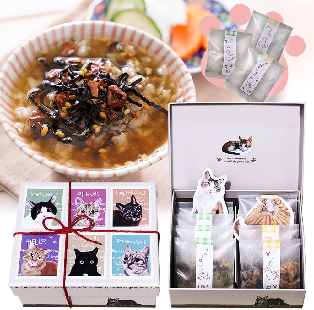 Amazon.co.jp: 【樽の味】ネコ 好きさんに贈る お茶漬け にゃんこBOX