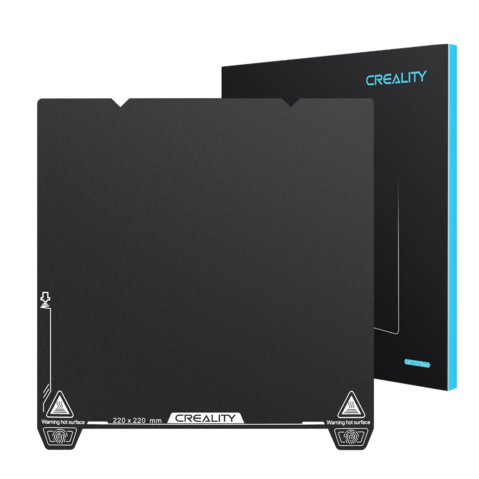 Creality Ender 3 V3 SE Build Plate 235x235mm Dual Side Epoxy Resin Coating Spring Steel Bed Plate Magnetic Platform Sheet for Ender 3 V3 SE/Ender 3 V3 KE/Ender 3 V3/Ender 3 V2/K1/K1C/K1 SE
