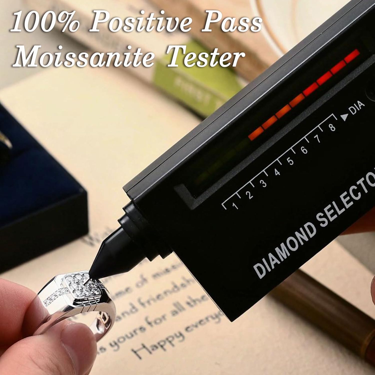D Color VVS1 Mens Moissanite Wedding Band 925 Sterling Silver Promise Rings For Him Round Cut Eternity Engagement Size 8-13