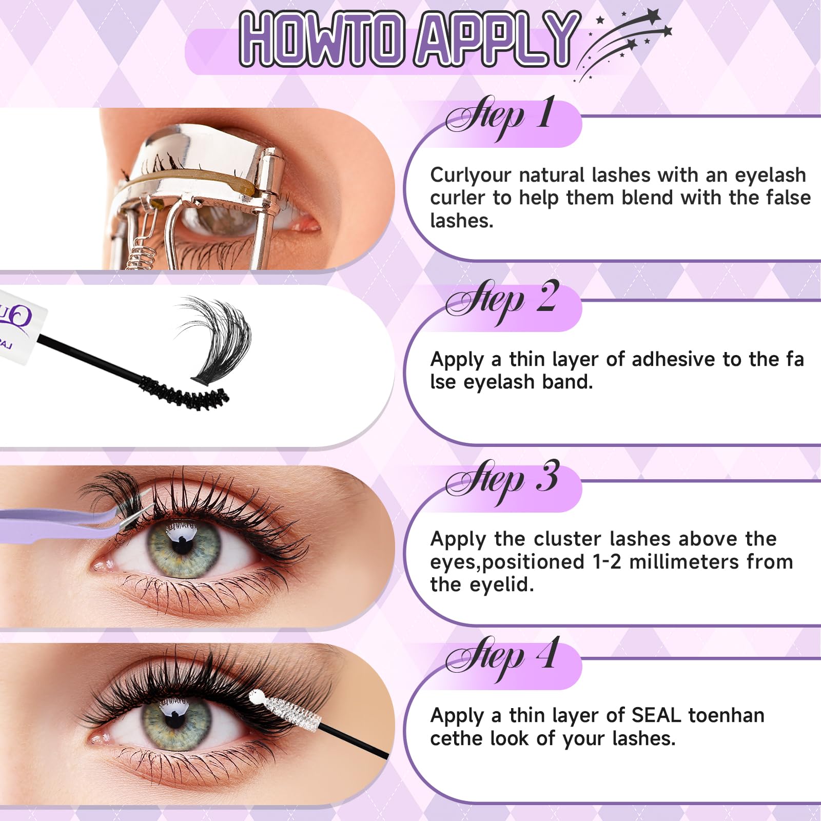 DIY Lash Extension Kit - Volume Lashes & Spikes -8