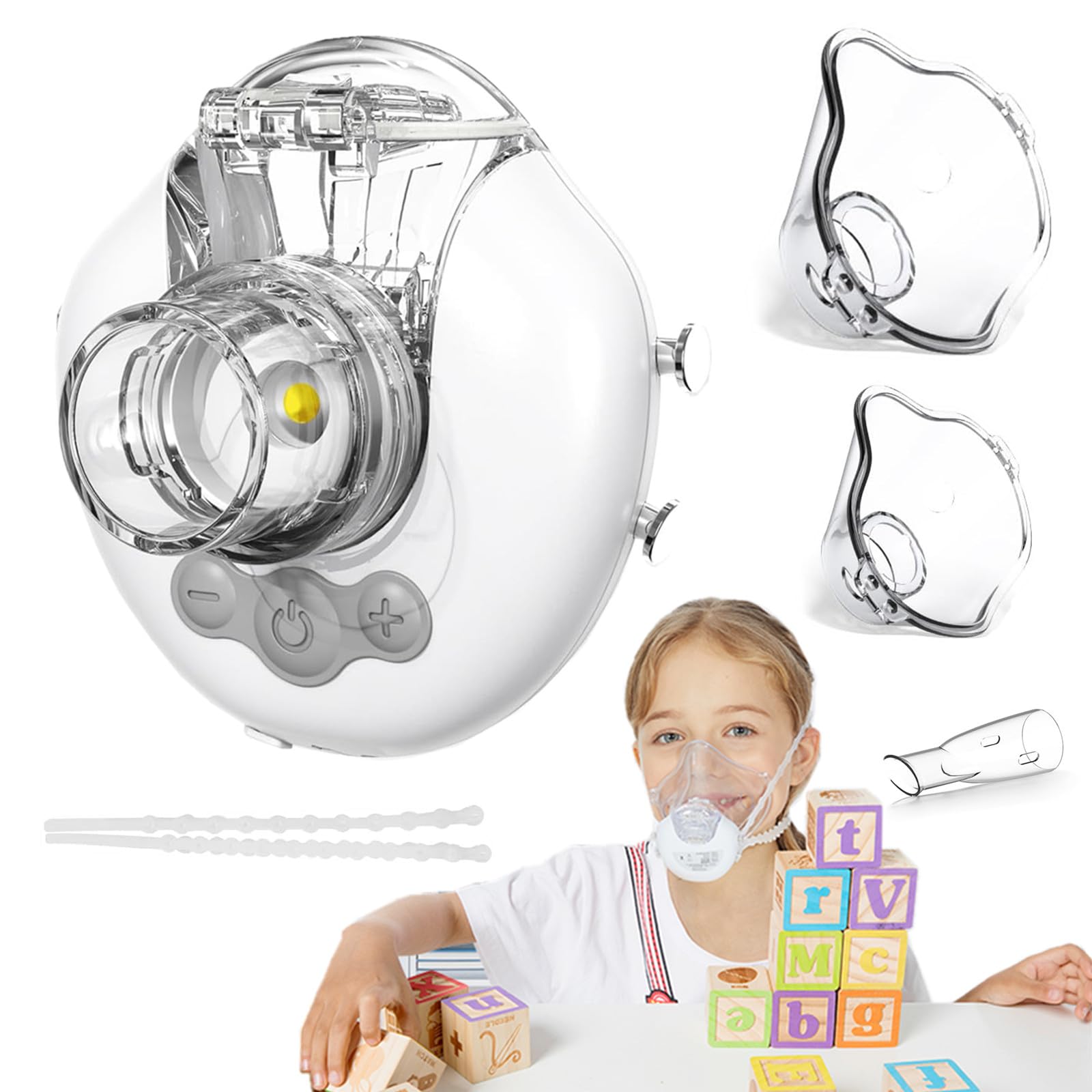 Aerosol Silenzioso con Nebulizzatore Portatile e Inalatore Silenzioso