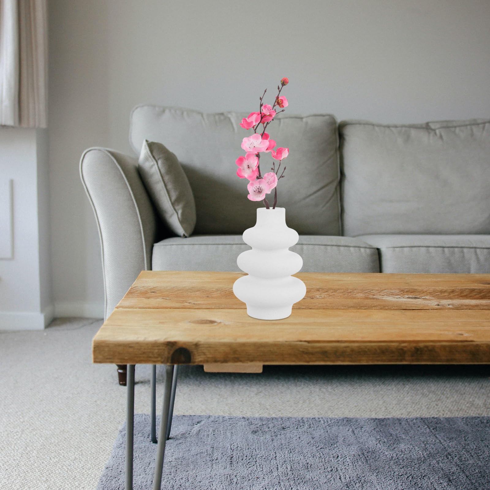 IMIKEYA 3Pcs Fake Flowers Decor Silk Plum Blossom Pick Simulation Plum Blossom Pick Artificial Plum Blossom Picks Artificial Branches Artificial Plum Blossom Stems Plum Household - Image 4