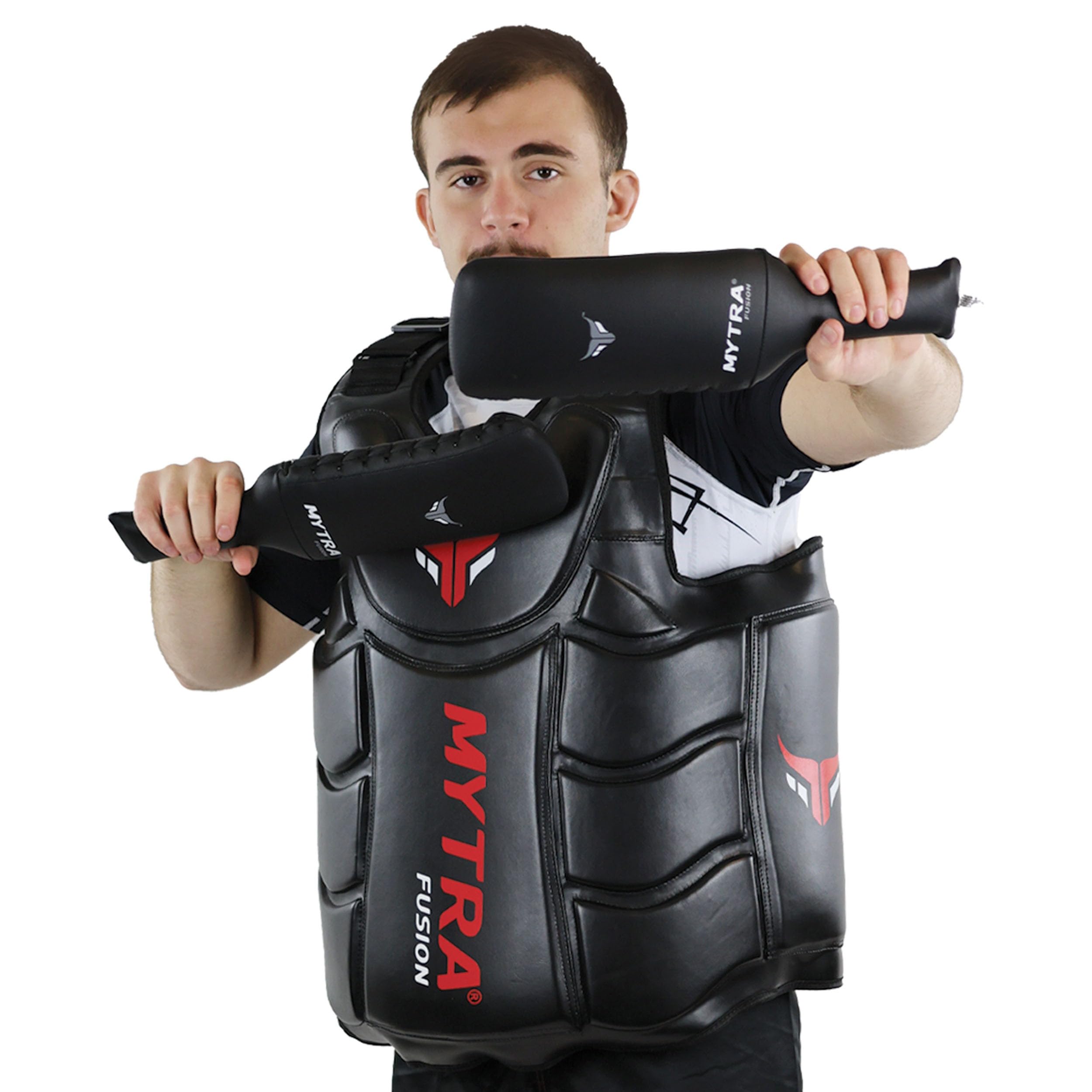 Mytra Fusion Taekwondo Kickpad - Taekwondo Schlagkissen mit Paar - Schwarz
