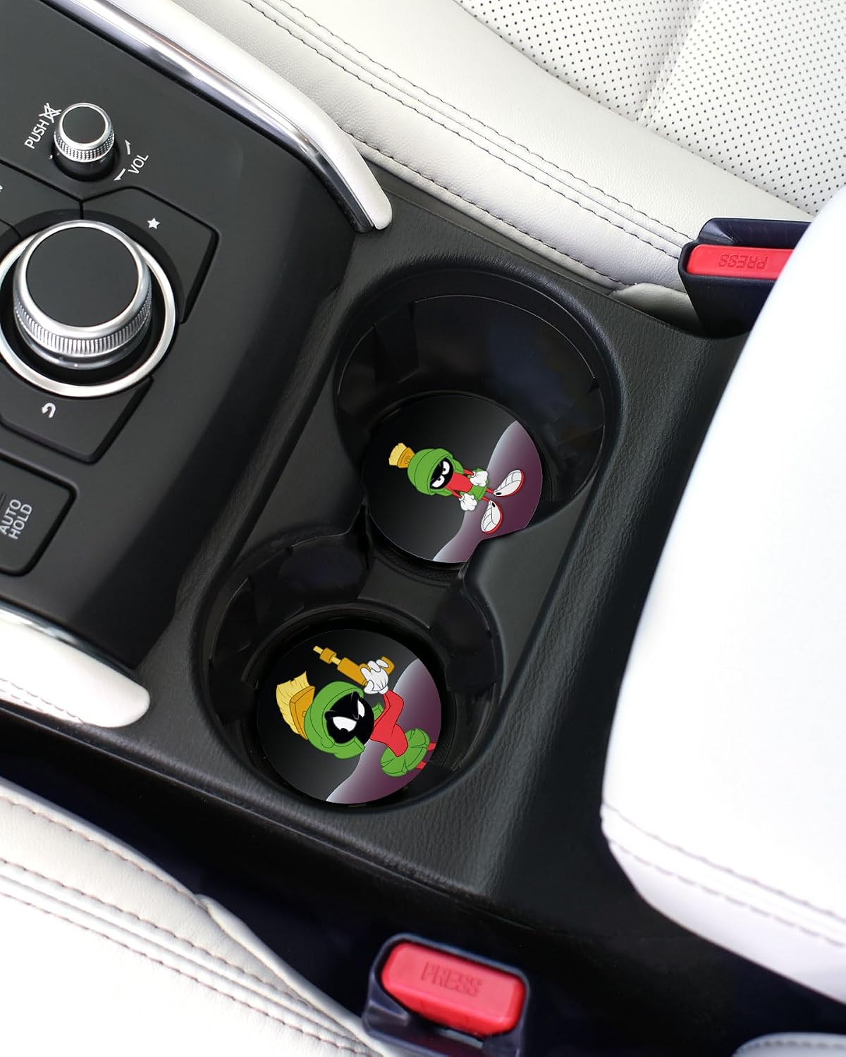Elektroplate Marvin the Martian Automotive Ceramic Coasters Set of 2