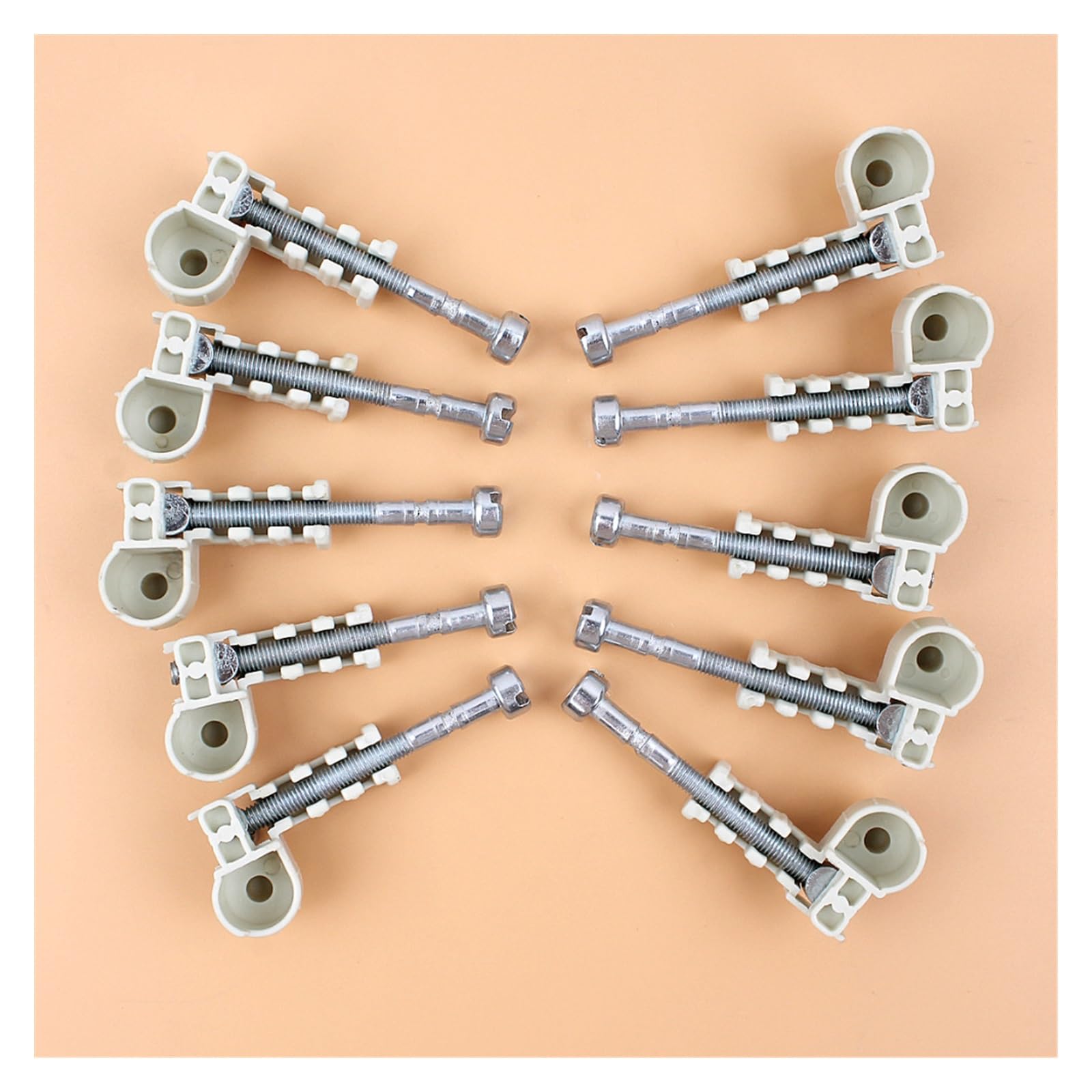 Kit de Tornillo de Ajuste de Tensor de Cadena de 10 Piezas for Stihl 018 017 ms180 ms170 ms250 ms230 ms210 025 023 021 Parte de Repuesto de Motosierra