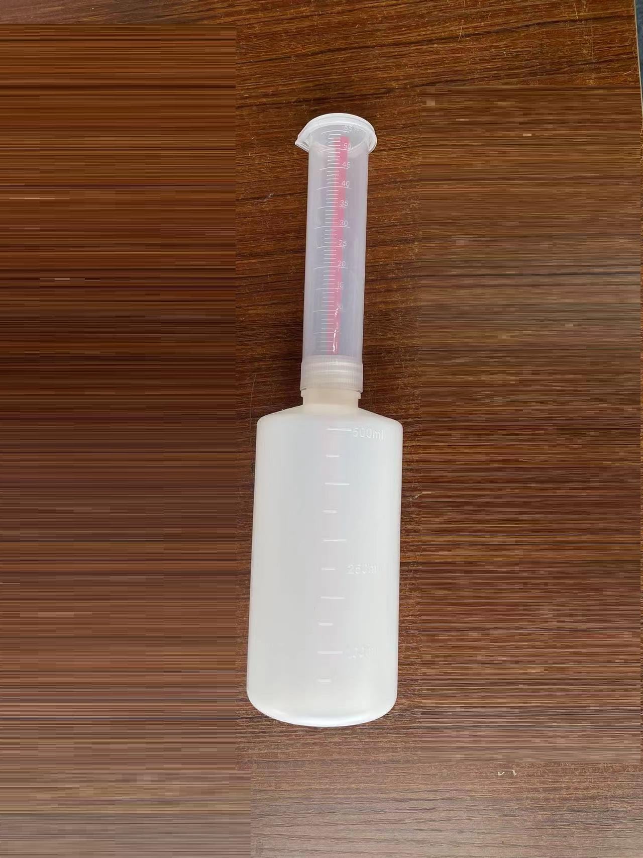 LFI Catalyst Dispenser with Top 50 cc x 1/2 LTR. Bottle Fiberglass Resin Adjustable Volume Dispenser