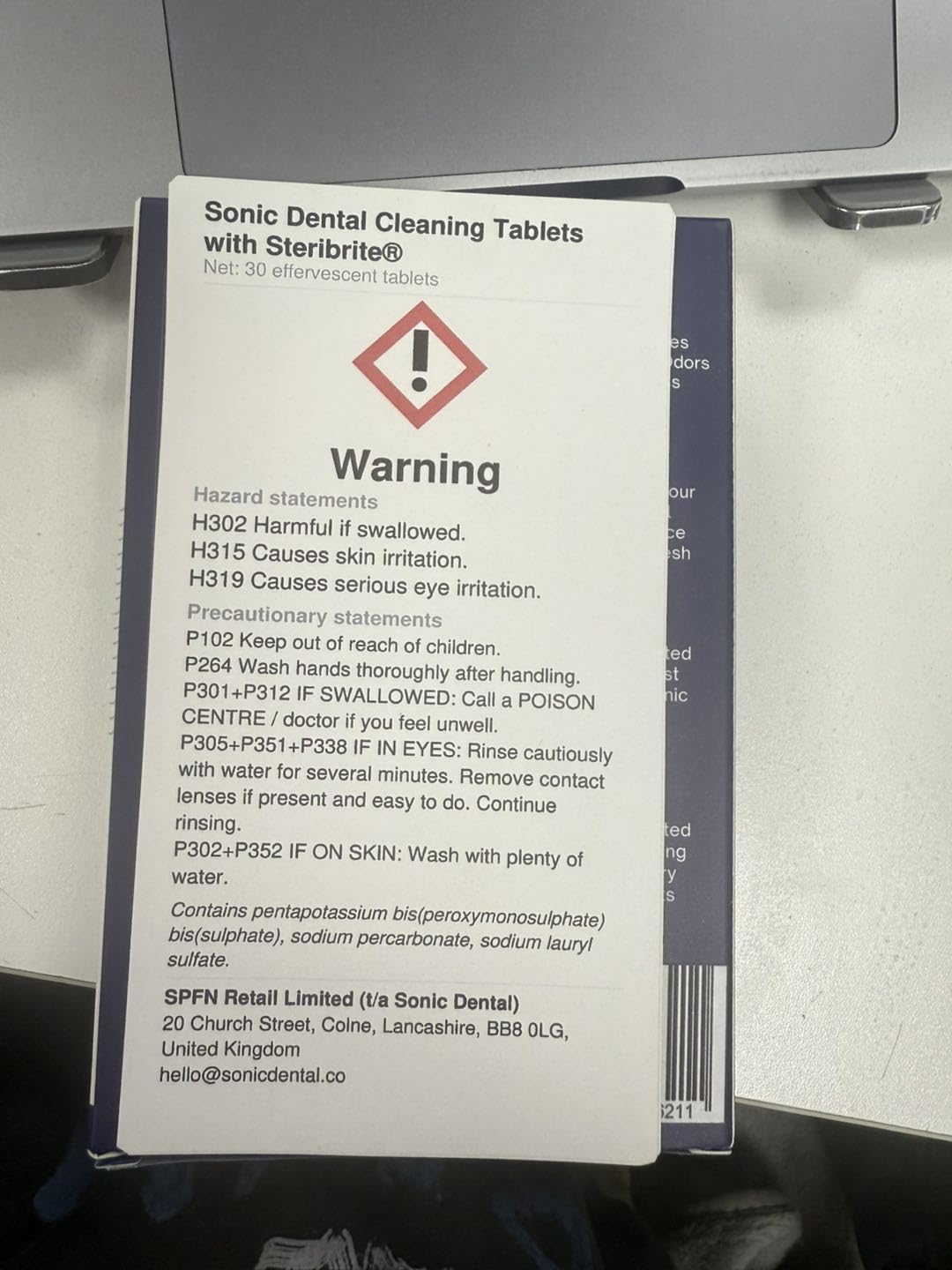 Sonic Dental Steribrite Cleaning Tablets - 1 Month Supply -8