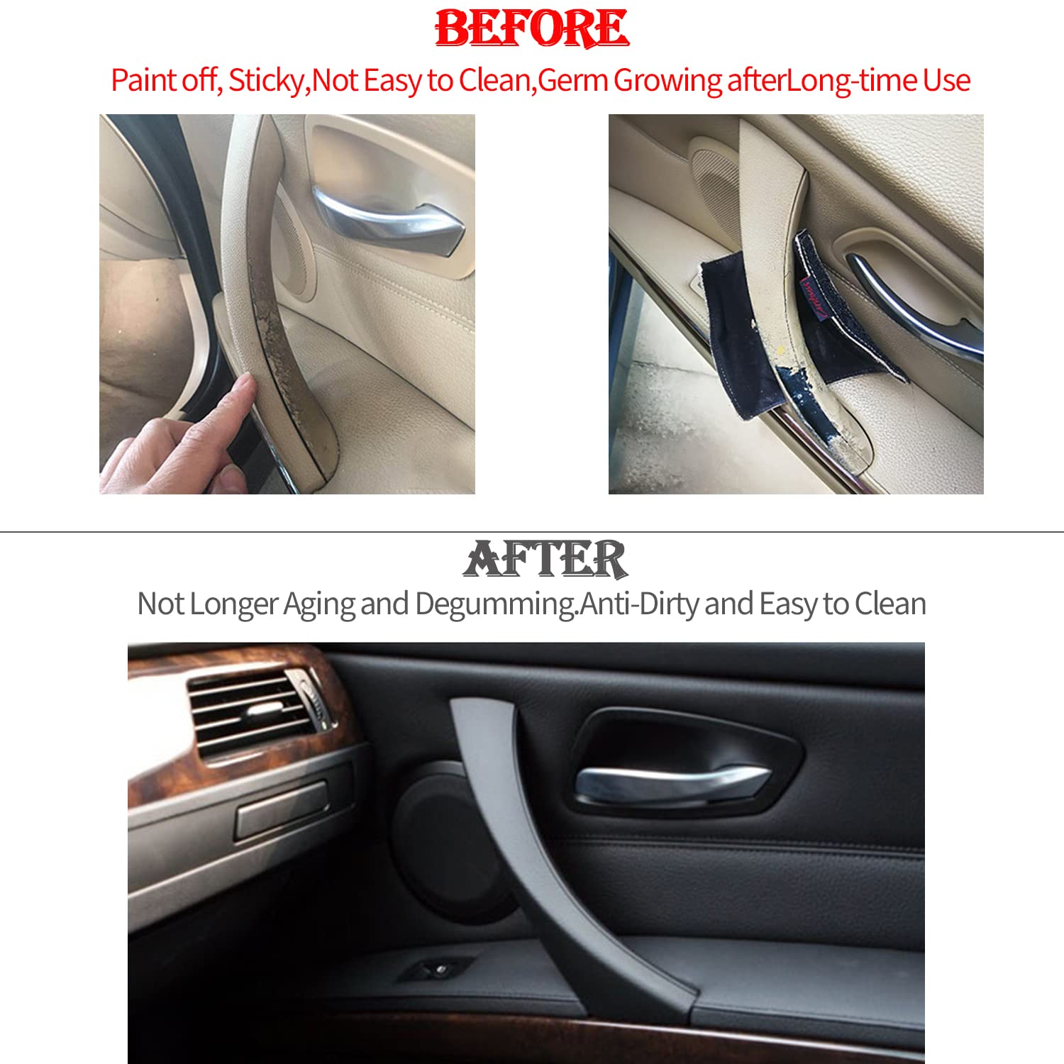 BMW 3er E90 Innentürgriff Rechts - Türgriff Ersatz Schwarz