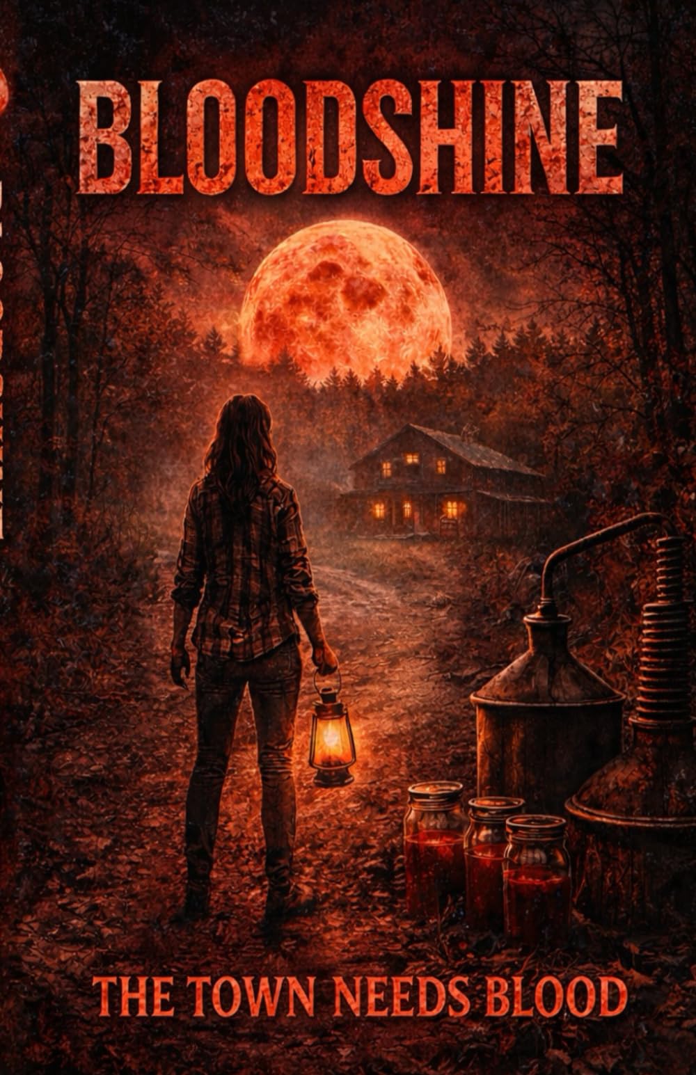Bloodshine. |. Author Darian Melton |. Horror. |. Psychological thriller. |. The Town Needs Blood