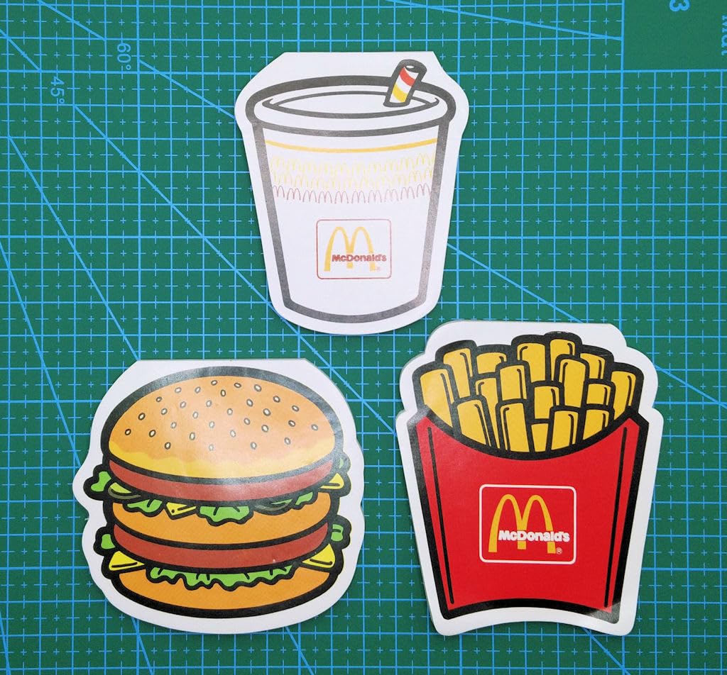 Amazon.co.jp: マクドナルド メモ帳 ビッグマック ポテト シェイク