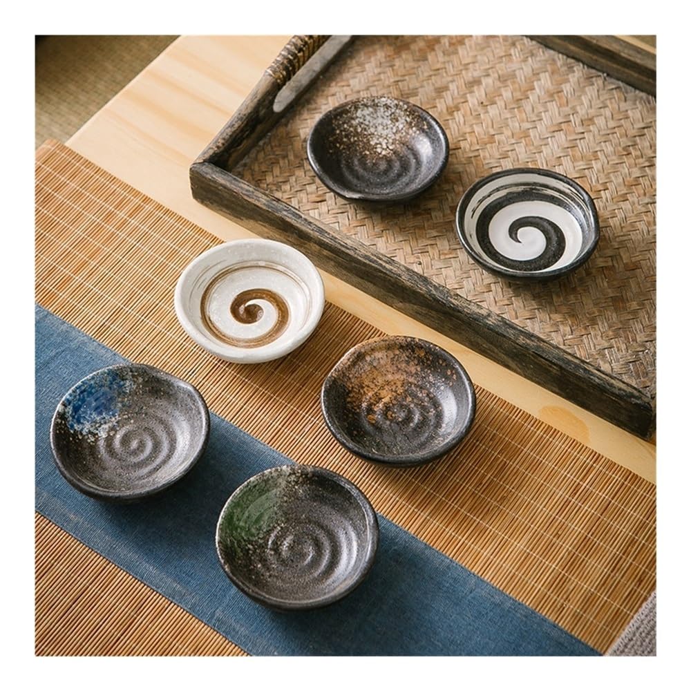 Dessertteller Snackschalen, Keramik-Dip, kleine Gewürzschale, Gerichte mit Soße for Sushi und Soja