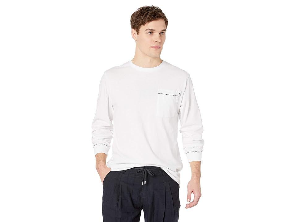 

Publish Elward Long Sleeve Knit (White) Men's Clothing