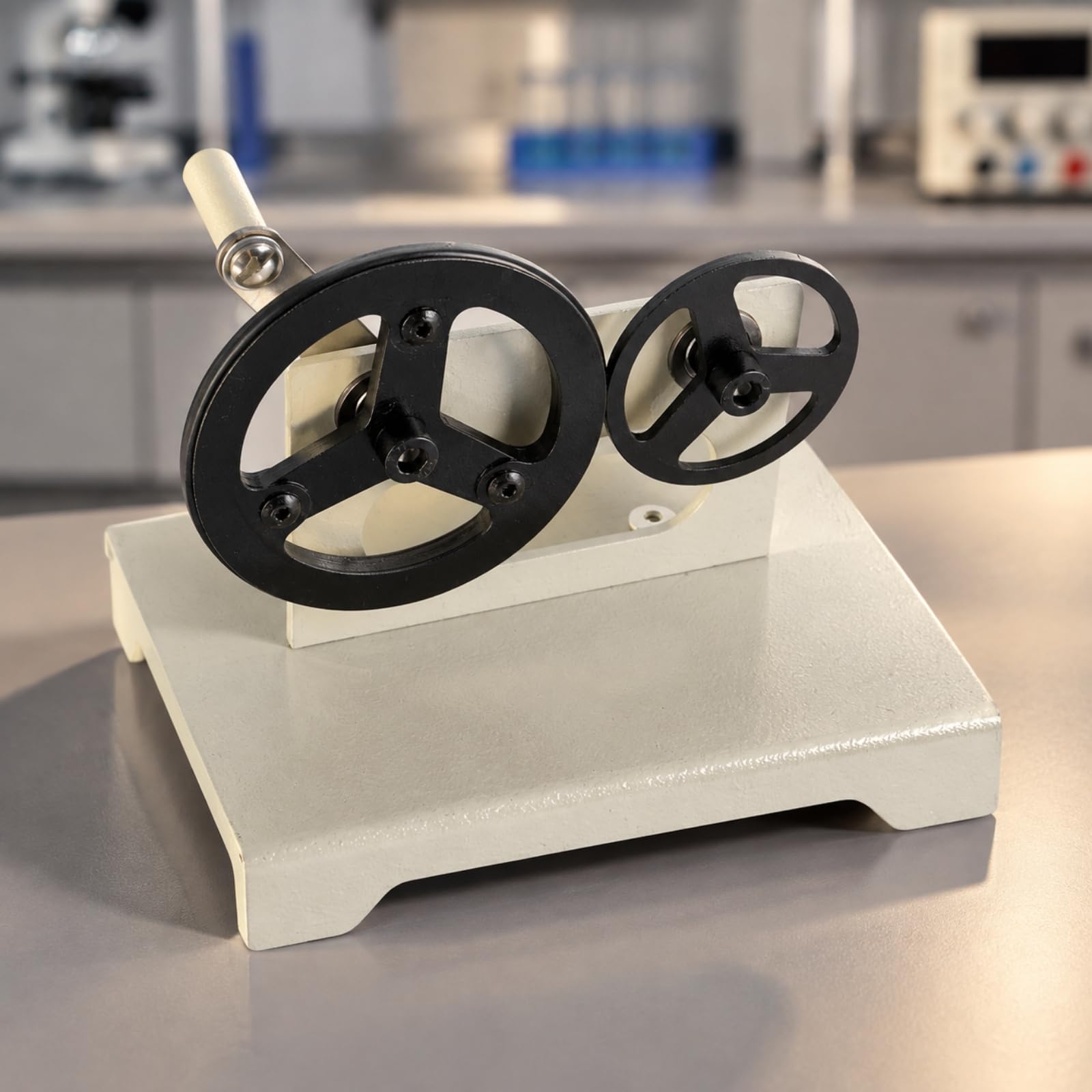 Modello da Tavolo per la Dimostrazione di Principi Meccanici in Plastica e Metallo Modello Meccanico con Manove Visivo nsegnanti, Officina, Meccanismo A