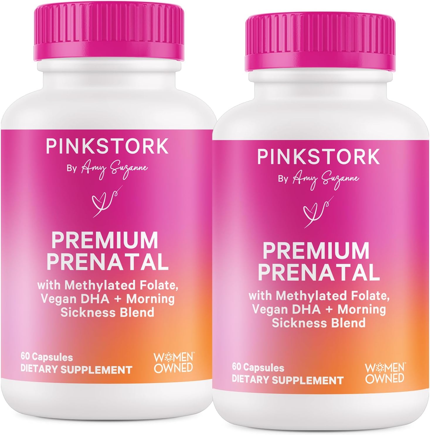 Pink Stork Prenatal Vitamin with Probiotics