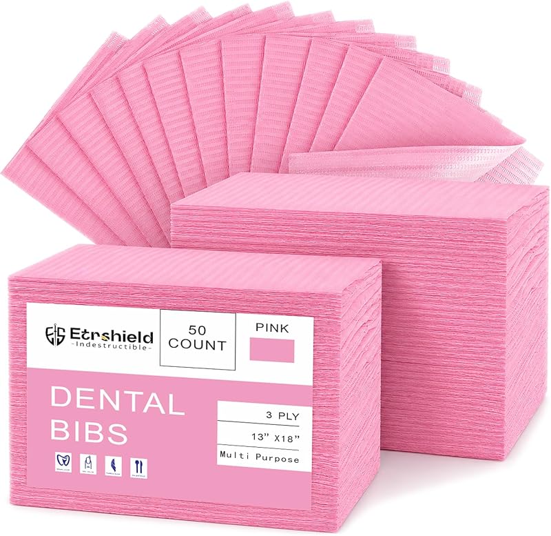 Capa descartável para mesa de tatuagem ES ETRSHIELD, rosa, 33,02 x 45,72 cm, pacote com 50