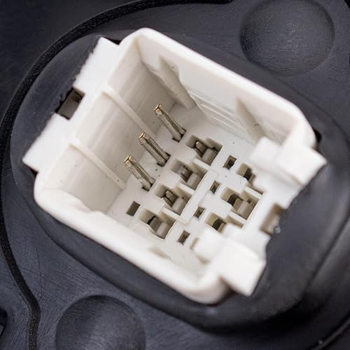 Vista 5 de Espejo Power Negro Lado del conductor izquierdo izquierdo izquierdo para 03-07 Honda Accord Coupe