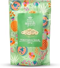 Mahaa Rajaa Watermelon Seeds for Eating 225Gm, Raw & Nutritious Healthy Snack, Gluten-Free, No Added Sugar, Boosts Energy and Metabolism, Rich in Zinc, (Pack Of 1)