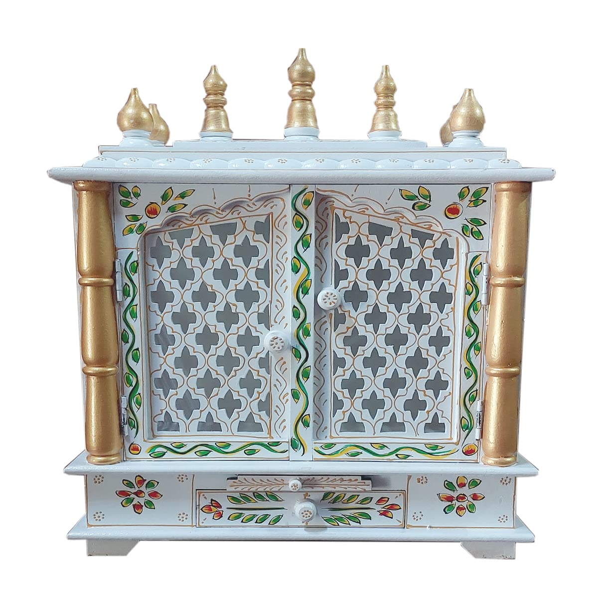 Temple en bois Devyom 55,9x27,9x71,1 cm pour autel de maison
